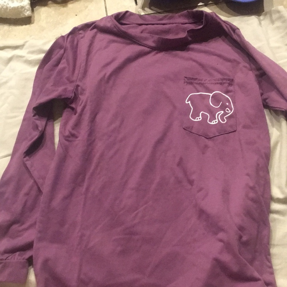 Purple Ivory Ella Long Sleeve Shirt